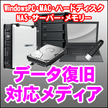 札幌パソコンデータ復元堂のハードディスク・USBメモリ・デジカメ・SD・画像・写真の復旧・救出